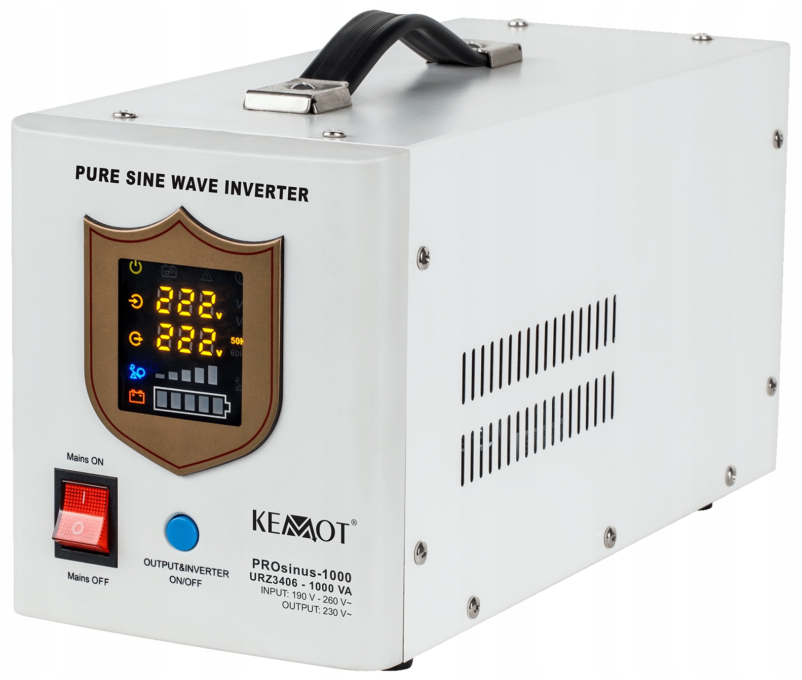 Núdzový zdroj pre pec KEMOT 1000VA full sine 700 W UPS
